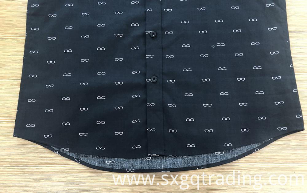 Male round hem shirt Male round hem shirt